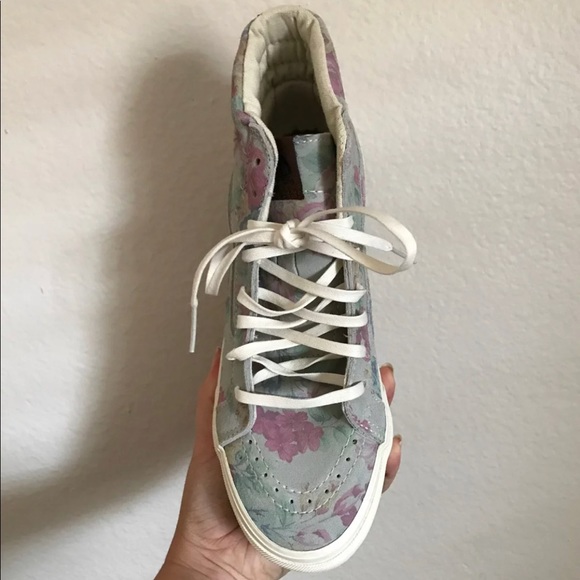 Floral Vans high tops - Picture 3 of 4